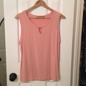 Blush tank top